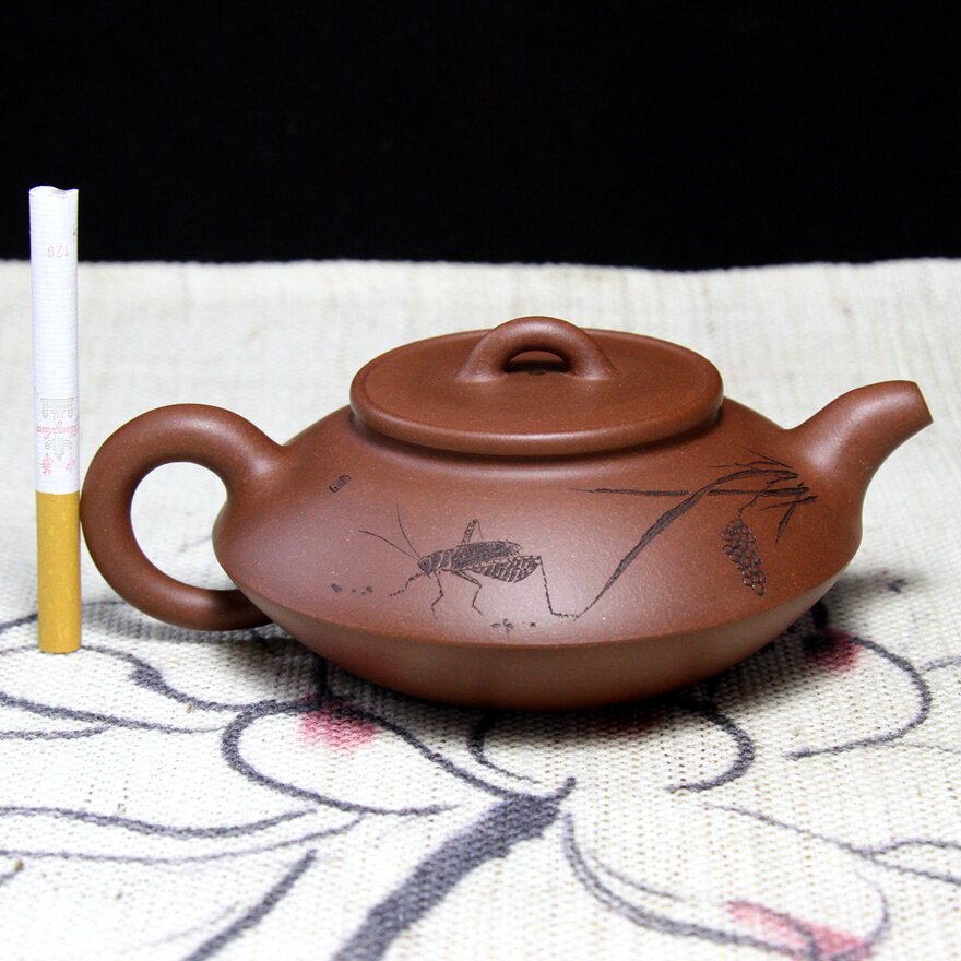 玩砂人精品传世紫砂壶拍卖专场  国家级工艺美术师 余志平 合盘 挡圹