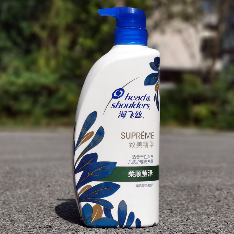 海飞丝洗发水致美顺泽750ml 持久去屑顺滑耀泽干性莹泽