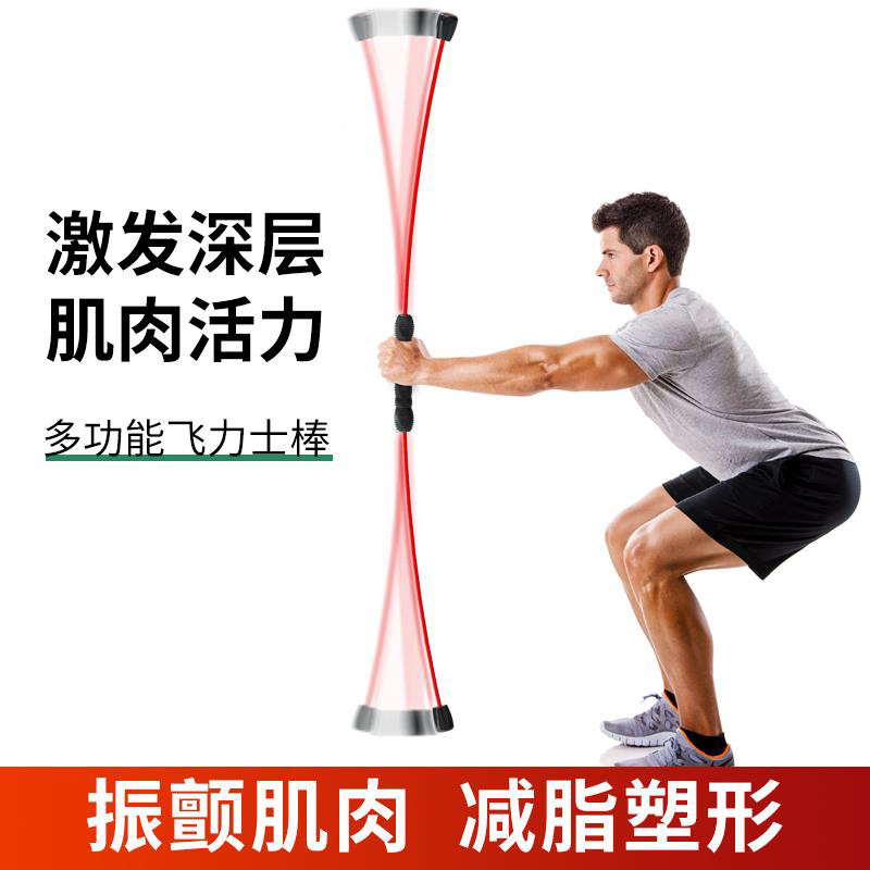 飞力士但立邦健身振动滚震颤运动杆