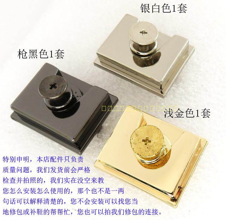 genuine leather Leather goods Female bag Clip Lock catch parts hardware Screw cap Card slot Black and silver golden Hijab DIY Snapsin the Accessories/Leather belt/Hat/Muffler , Shoes and bags/Belt Accessories , Bag Accessories , Bail category - from Buy2taobao.com to provide professional Taobao agent buy service