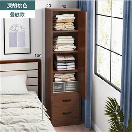 单门衣柜小户型现代简约家用卧室柜子储物柜儿童小型衣橱出租房用