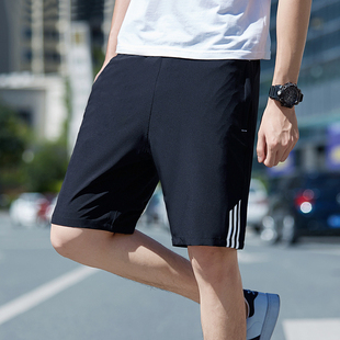 短裤男士夏季运动速干五分休闲外穿宽松5分大裤衩沙滩裤男中裤潮