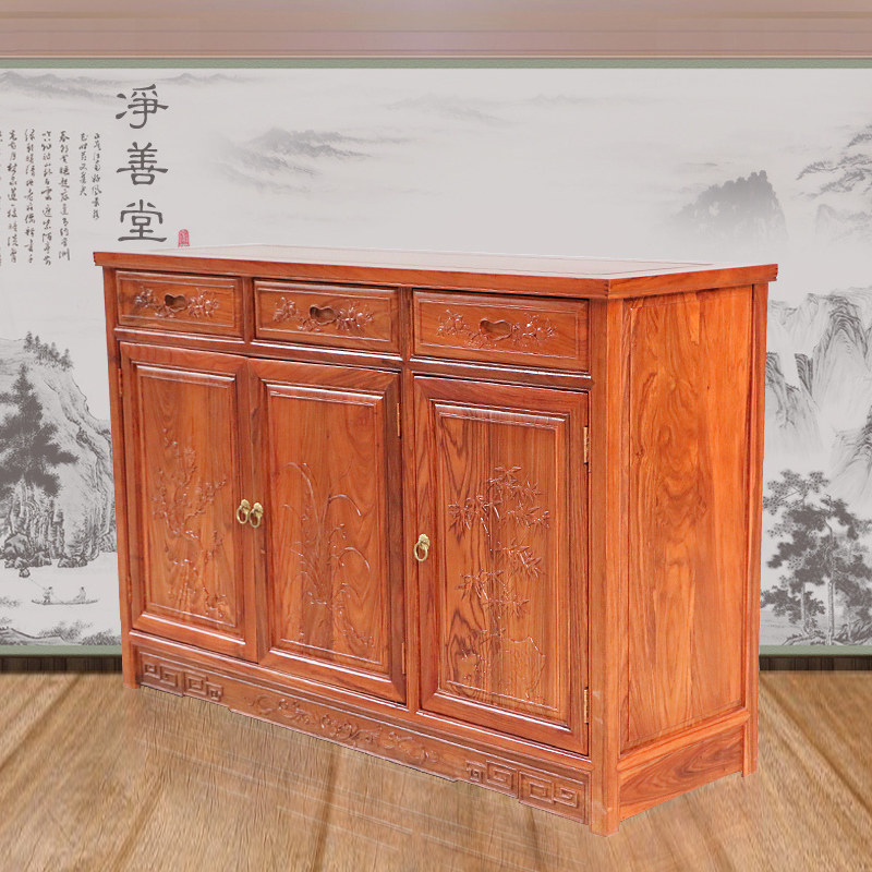 净善堂红木家具非洲花梨木餐边柜储物柜客厅柜子实木玄关柜飘窗柜|ruв категории жилой мебели, кабинет, окна кабинета - от Buy2taobao.com для оказания профессиональной услуги покупки агента Taobao