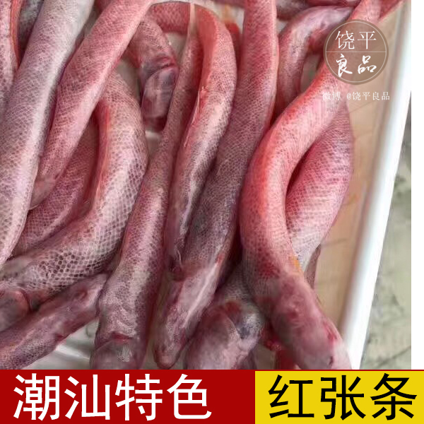 潮汕特产鱼 新鲜红头条 活鲜红章条鱼 红血鱼 野生海鱼500g