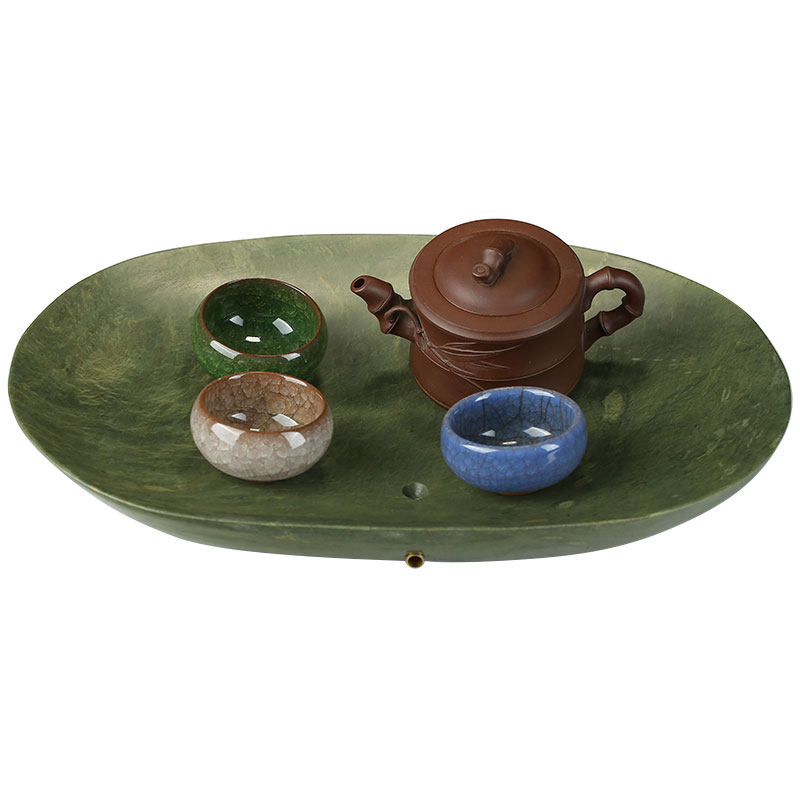 绿端《如意盘》茶盘碟子 马国富工作室成员黄壮作品