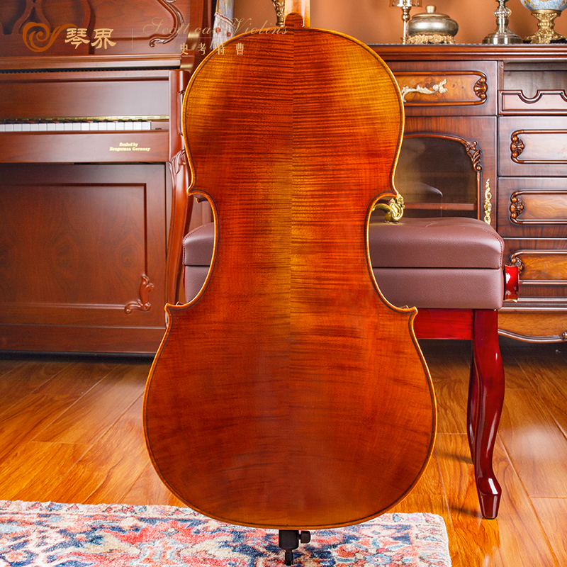 曹氏大提琴 进口欧料演奏高档专业级纯手工提琴成人独奏考级 750E
