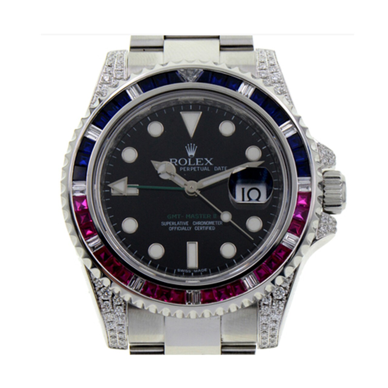 [9.5新]编号79 劳力士格林尼治彩虹圈腕表d22