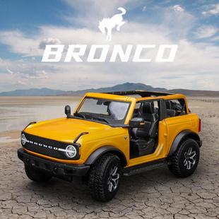 美驰图正版合金车收藏模型摆件福特1:18 2021烈马Bronco Badlands