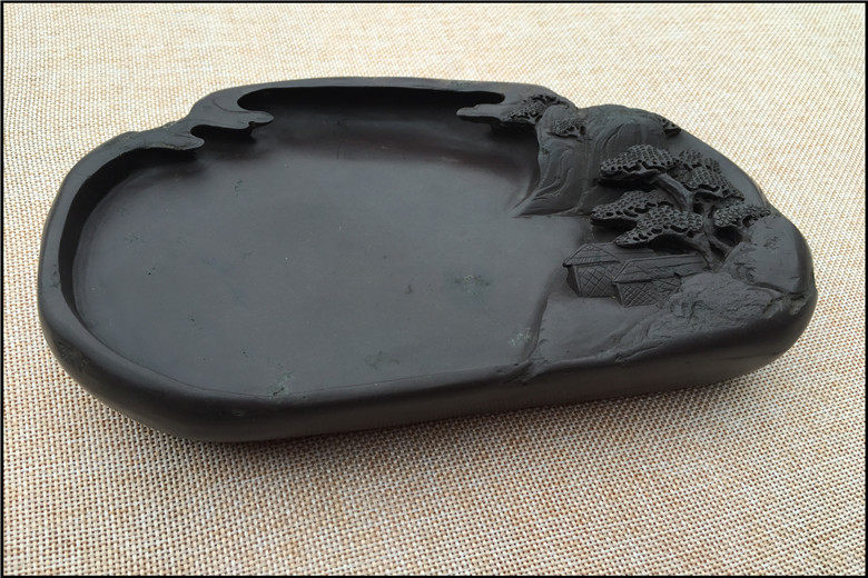 麻子坑砚台《湖光山色砚》