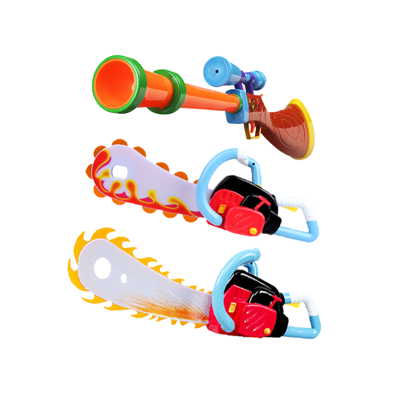 光头强砍树刀伐木工具的电锯子枪儿童玩具套装全套熊出没熊大熊二