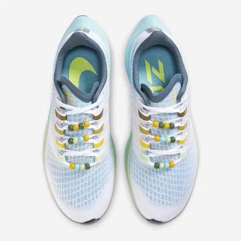 nike耐克女鞋zoom pegasus 37飞马37气垫运动鞋白色跑步鞋bq9647