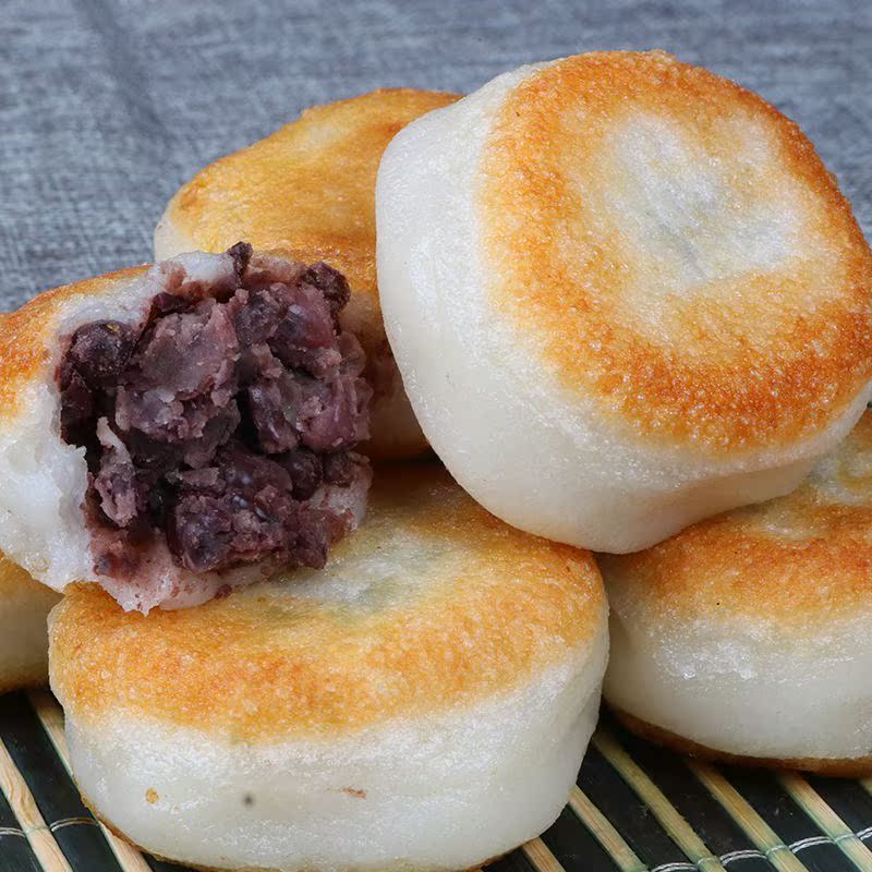 东北特产粘火勺1斤3斤红豆馅粘豆包正宗年火烧黏火勺真空包装包邮