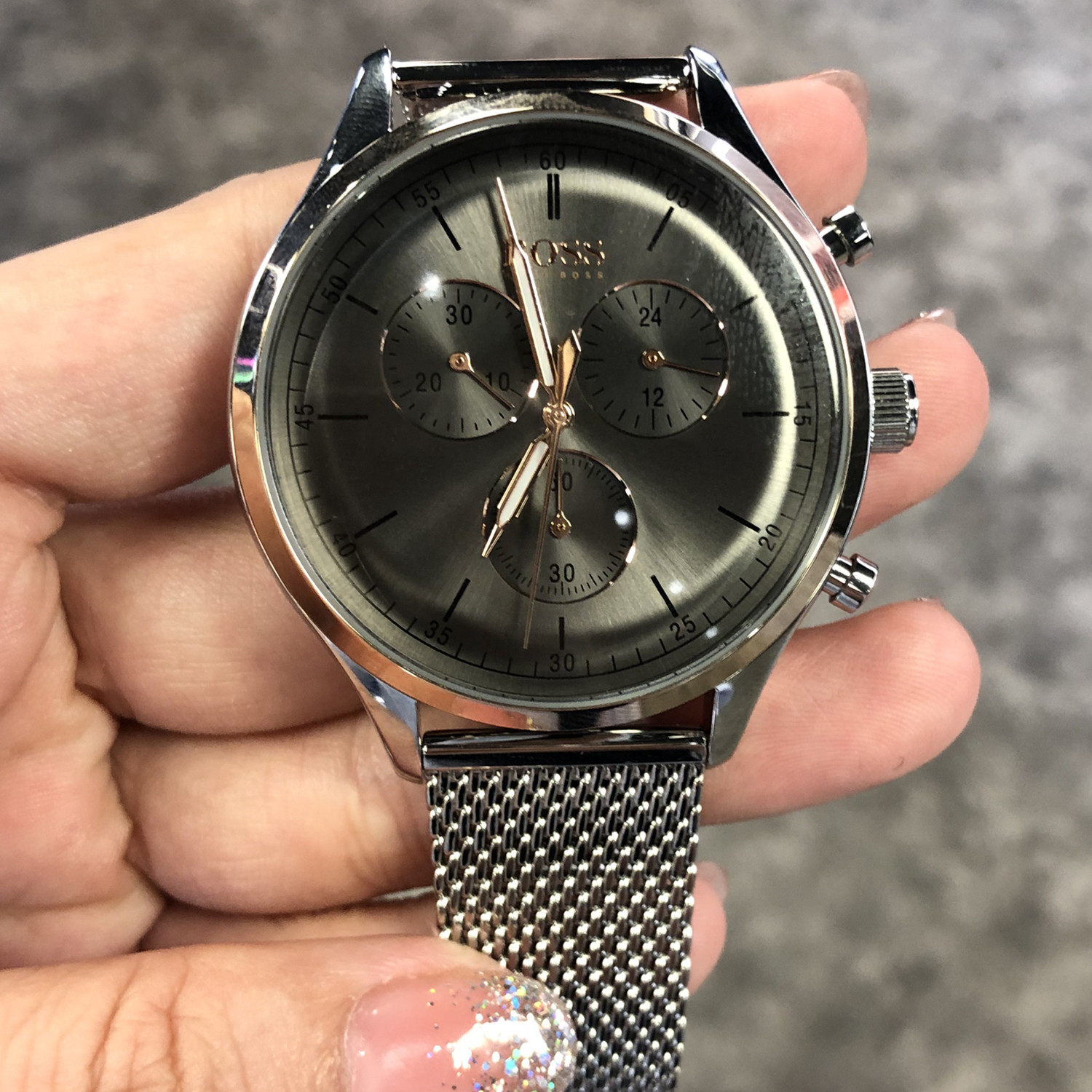 热销boss手表男石英表