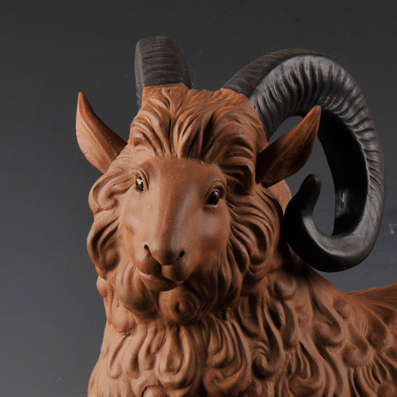 中国陶瓷艺术大师黄志伟迎新雕塑力作《富贵羊》