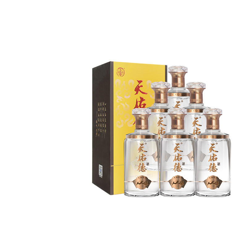 天佑德青稞酒 42度人之德 500ml*6瓶 清香型白酒 整箱装 青海特产-mc