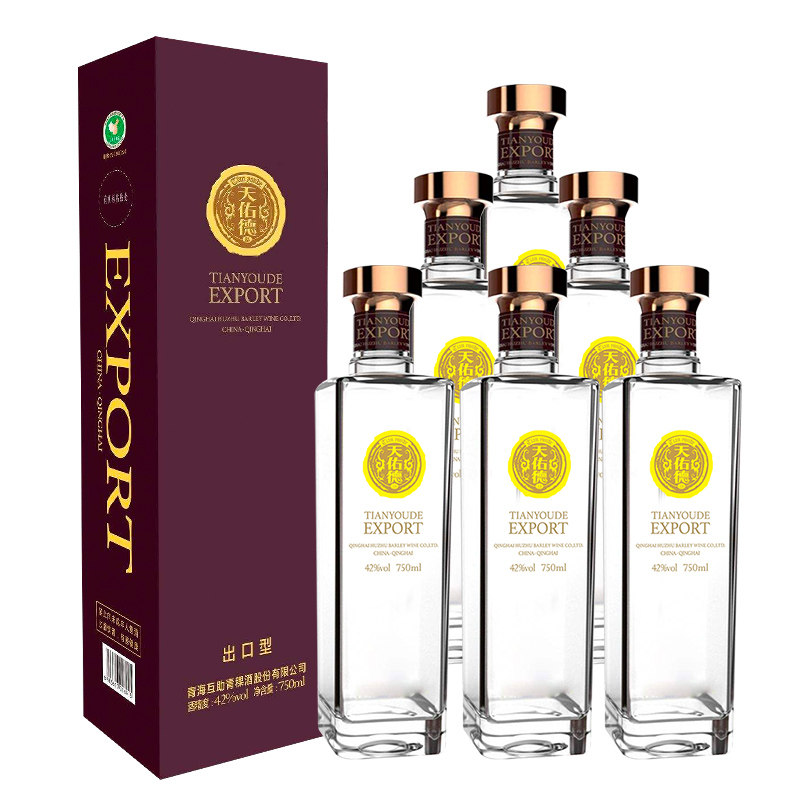天佑德青稞酒有机出口型42度纯粮白酒 整箱青藏特产过节 聚会送礼