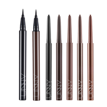 Official flagship of unny Eyeliner ink pen non-halo dyeing, waterproof pencil-style Brown interior genuine Mini novice