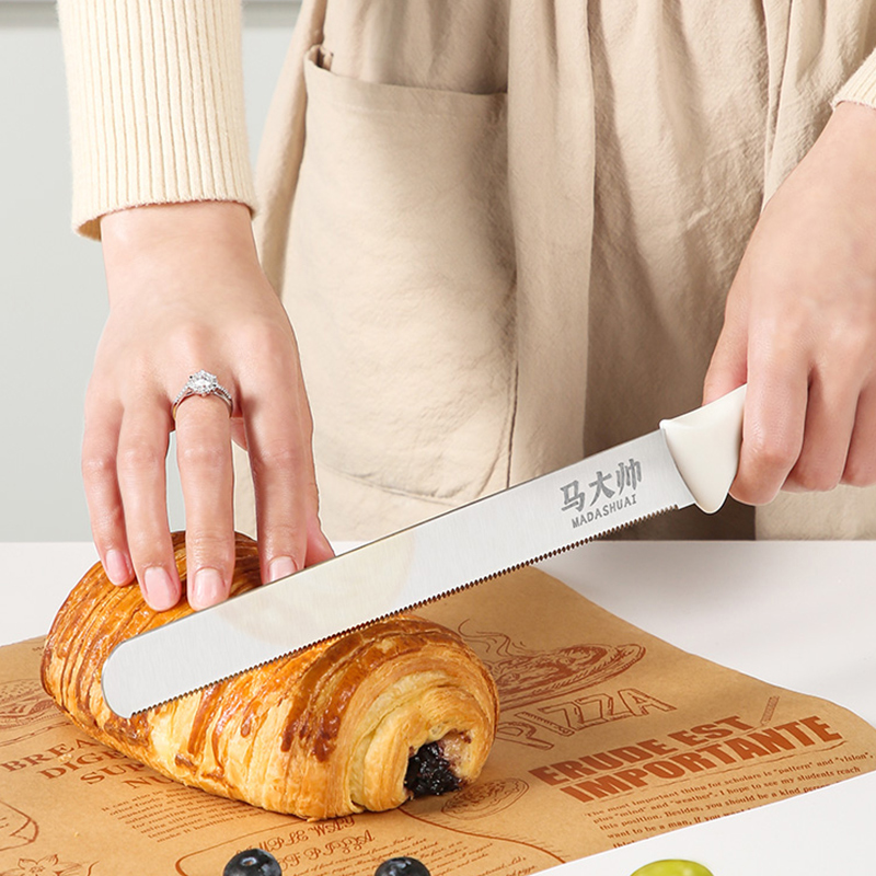 面包刀切片刀三明治蛋糕分层锯齿刀切面包家用吐司刀锯刀烘焙刀具