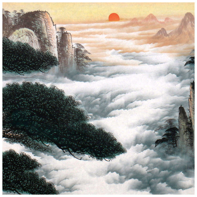 【即刻拍】贾光明《旭日东升》国家一级美术师 2.38米巨幅