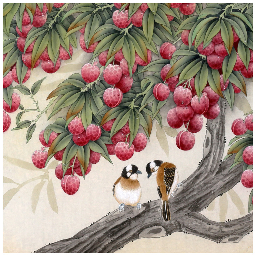 【即刻拍】李年生《南州六月荔枝丹》国家一级美术师 工笔精品