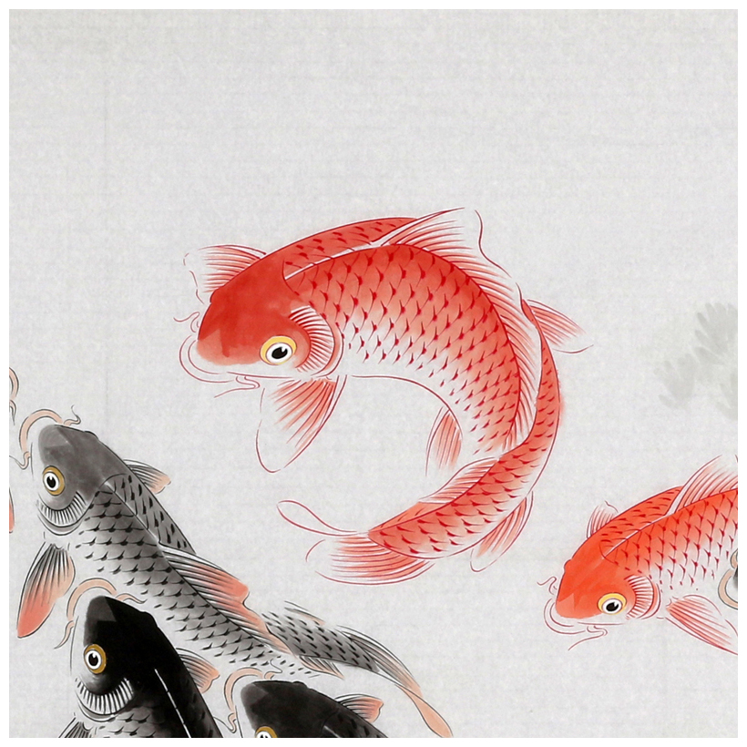 【即刻拍】迟明《鲤跃龙门》林散之嫡传弟子 画鱼高手 九十四岁