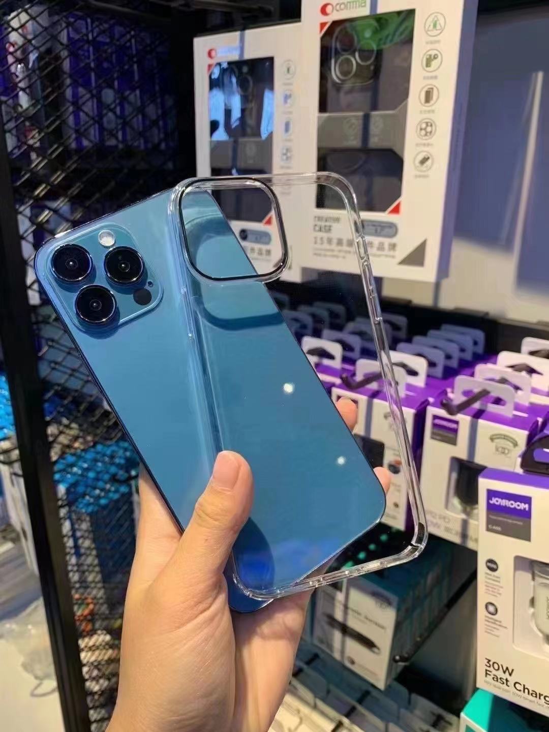 comma珂玛透明手机壳硬pc适用于苹果13promax卫甲12pro13凯