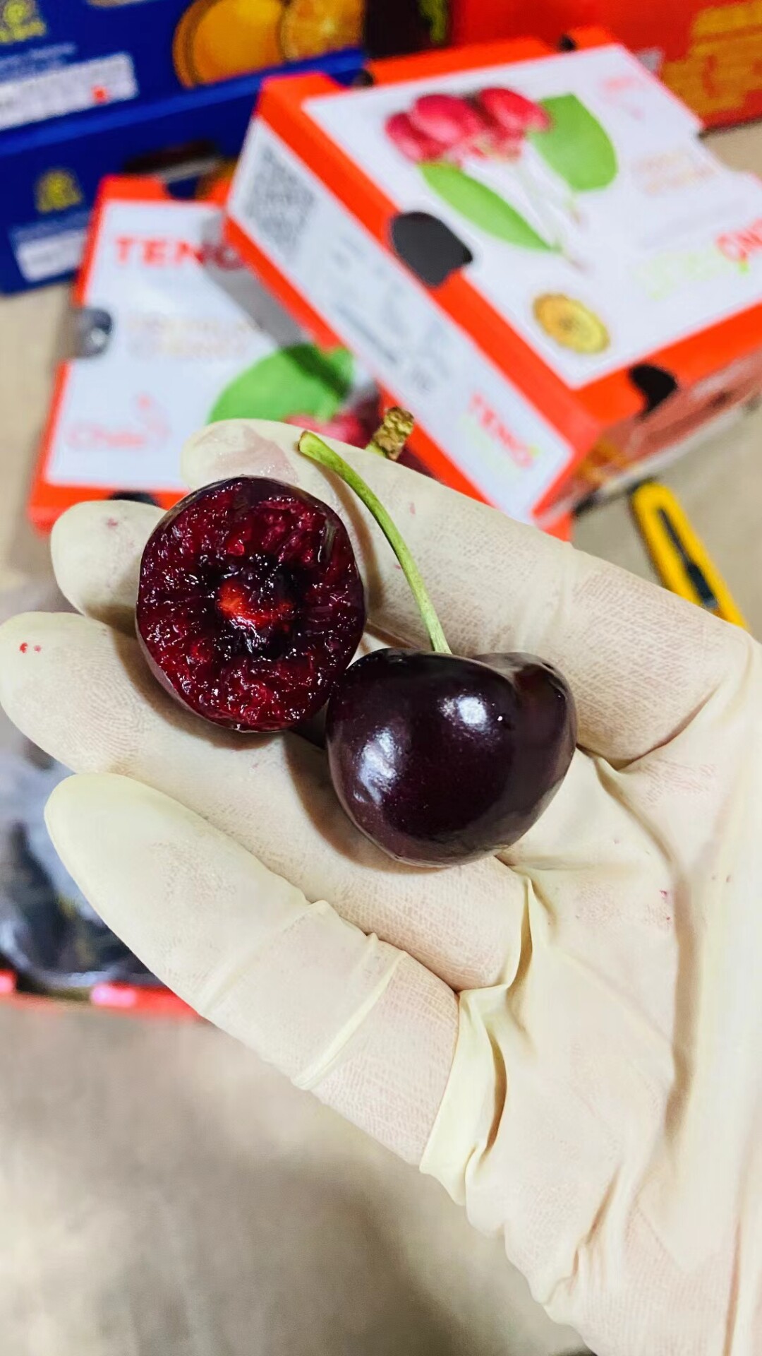 北京包送 纯冰车厘子3j纯bing整箱5斤智利新鲜水果胜澳洲车厘子