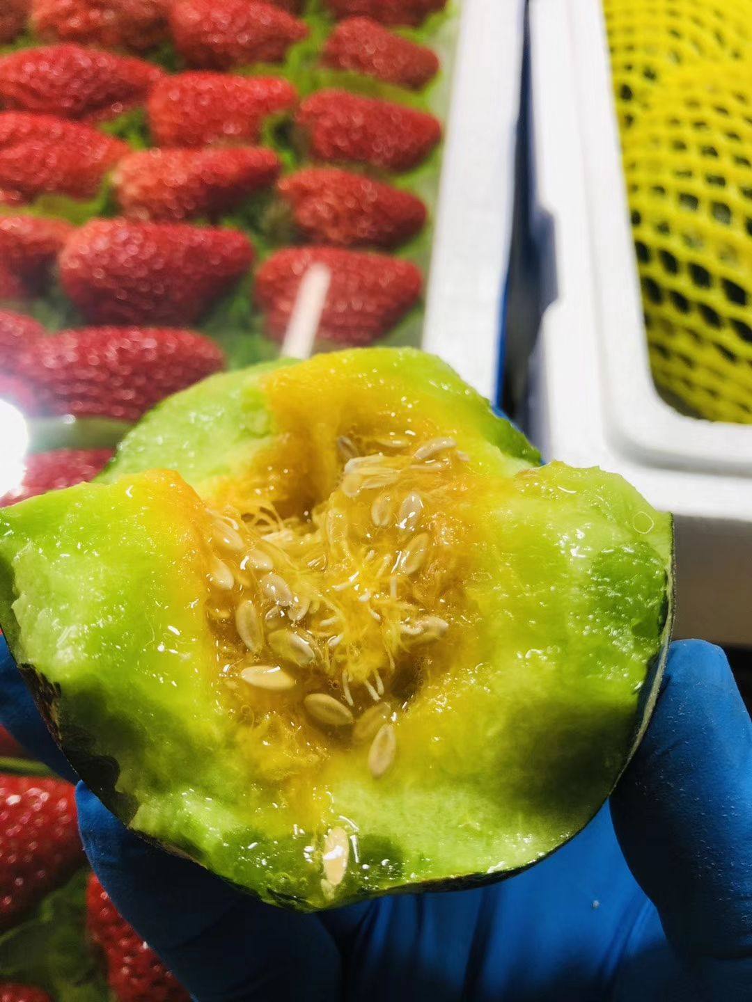 整箱玲珑香瓜 10斤水果 蜜香瓜 羊角蜜甜瓜 皮薄甜瓜