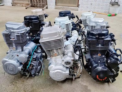 130手动自动离合弯梁摩托车机头三轮车发动机总成已售11新品淘宝