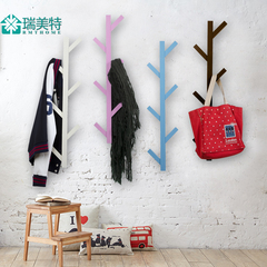 创意树杈衣帽架 壁挂墙上挂衣架 简易衣服架 四色可选