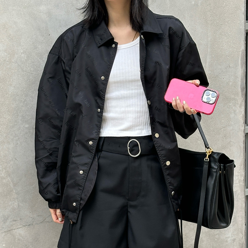 LUNA 爱的传承 三防科技 黑IRIS实验室 提花限量宽版冲锋衣
