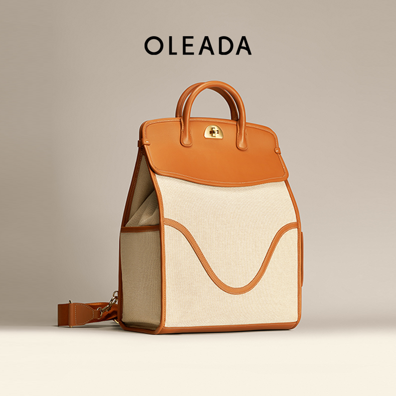 OLEADA海岸双肩包新款原创设计高级感通勤手提包可挂行李箱背包女