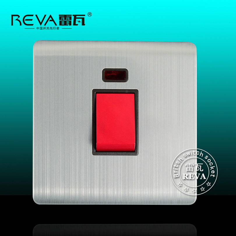 大功率开关45a曲架空调开关冷气机浴霸专用开关冷气机热水器开关