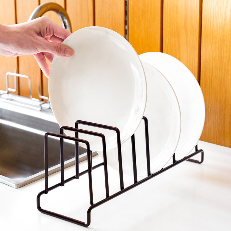 厨房碗碟沥水架厨厨柜内盘子收纳架