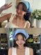 韩国ins博主fever同款三角巾包头海边薄款甜美法式气质拍照头巾女