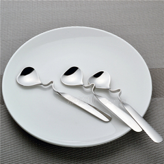 创意不锈钢餐具 悬挂式不锈钢咖啡勺 爱心勺 拌匀勺 可挂杯口勺子