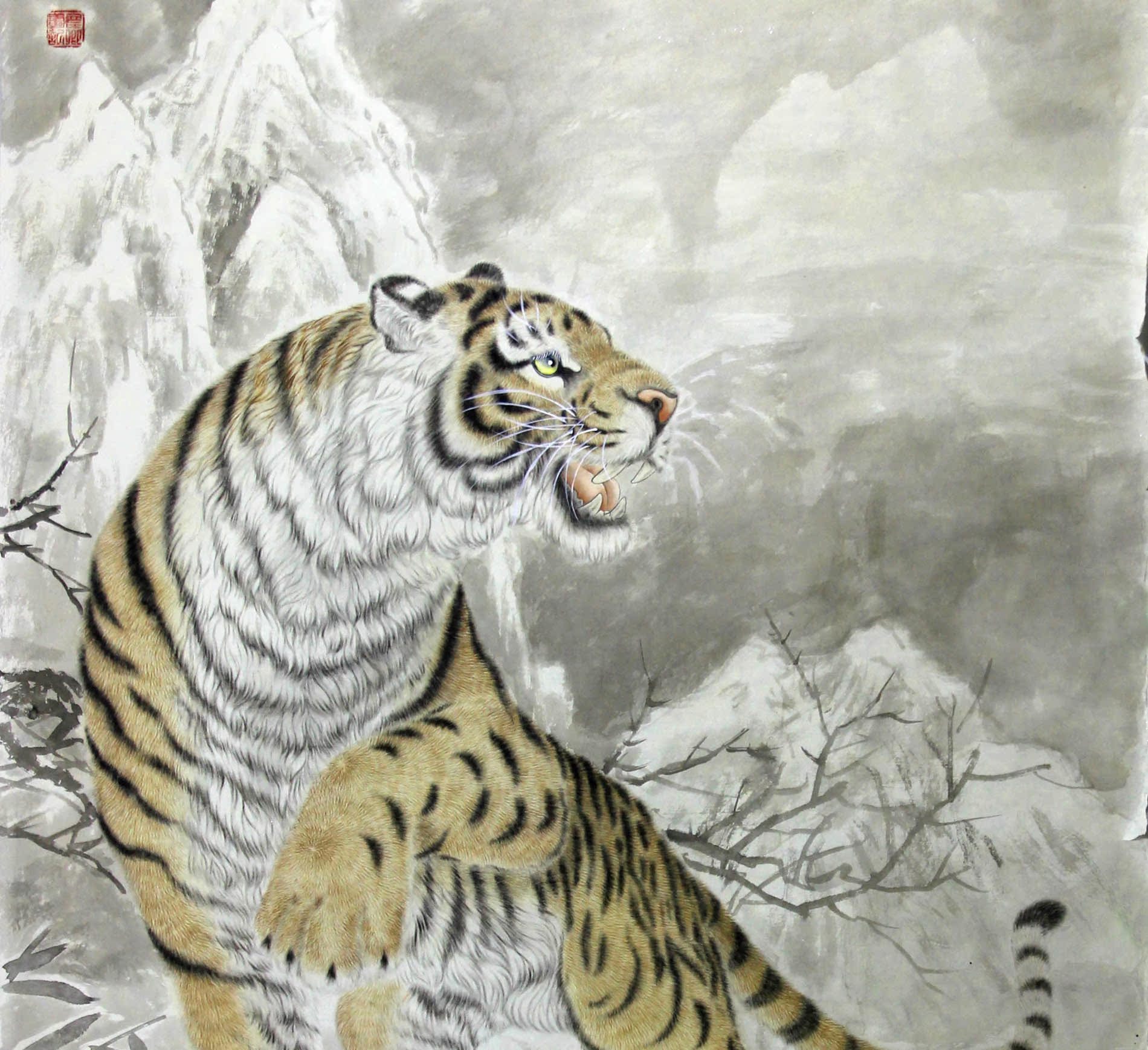 肖彦卿《上山虎》