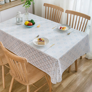 PVC tablecloth waterproof and oil-proof disposable ins wind desk Nordic high-end Nordic coffee table rectangular tablecloth