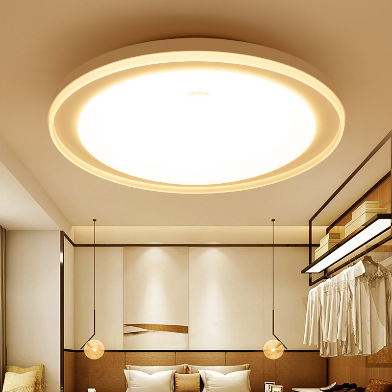 欧普照明吊灯怎么样 欧普照明led吸顶灯简约现代房间灯_什么值得买