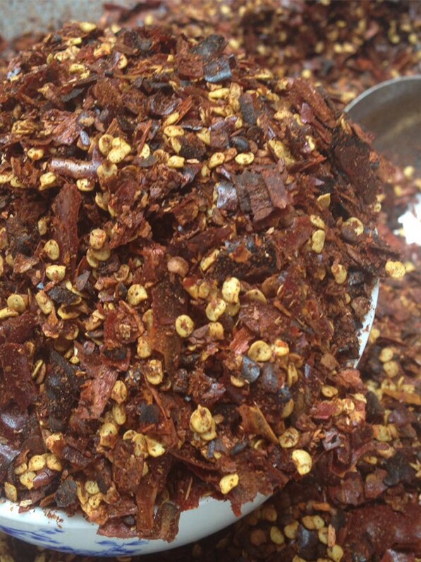 贵州糊辣椒面柴火辣椒蘸水手搓辣椒面原味辣椒中粗辣椒面500g超辣