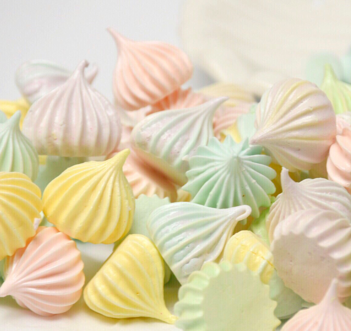 手工蛋白糖马林糖少女玫瑰糖果溶豆饼干送女友网红零食生日礼物