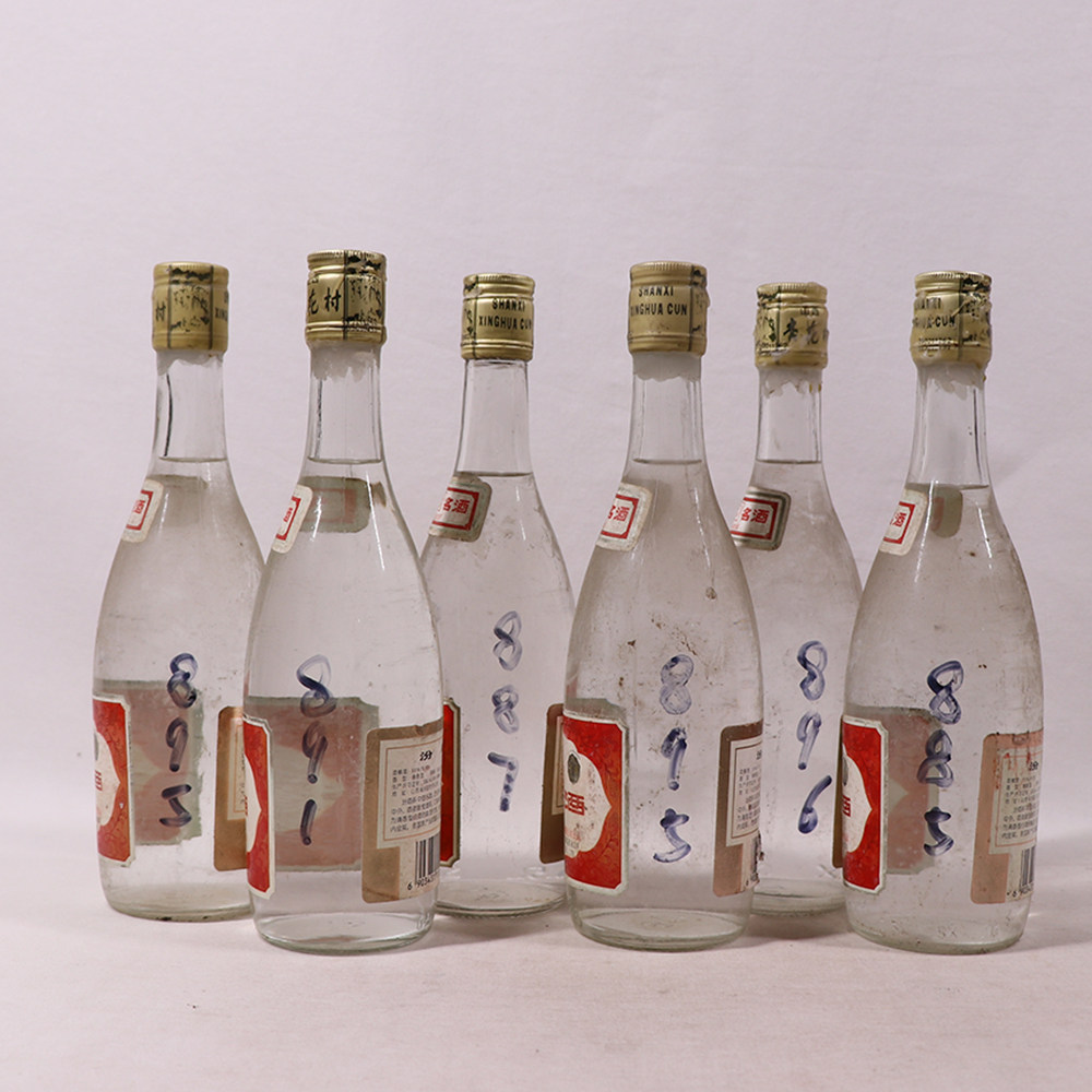 【bjs】2002年 玻璃汾酒 500ml*6瓶 53度 清香型