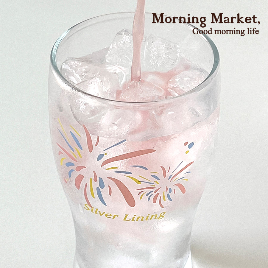 Morning Market 原创中古风夏日烟花玻璃杯水杯 微醺酒杯柯尼杯