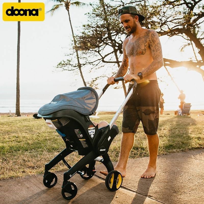 Doona新生婴儿多功能车汽车安全座椅便携提篮三合一推车 折叠伞车