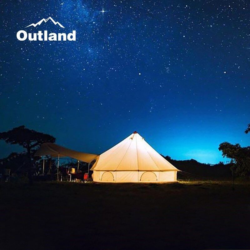 丹麦nordisk大白熊 asgard19.6㎡ 户外精致露营棉布金字塔帐篷