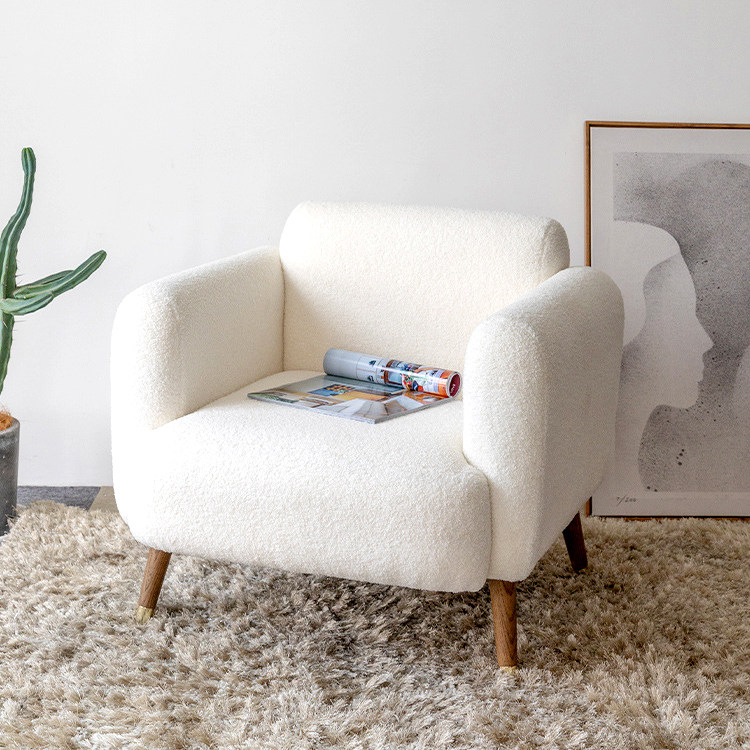 懒人沙发单人休闲椅北欧轻奢网红客厅小沙发卧室阳台靠背沙发座椅