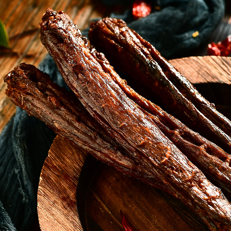 九月来食 手撕风干鸭脖很长的一整根大鸭脖子氮气锁鲜网红小零食