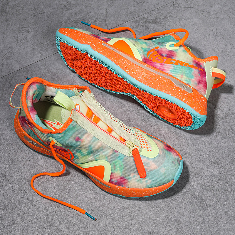 pg4保罗乔治4代蓝水滴全明星气垫篮球鞋学生夏季单网透气运动鞋男