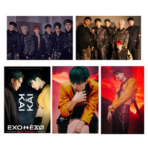 29张exo新专卡贴 obsessions 边伯贤kai吴世勋朴灿烈金钟大 exo同