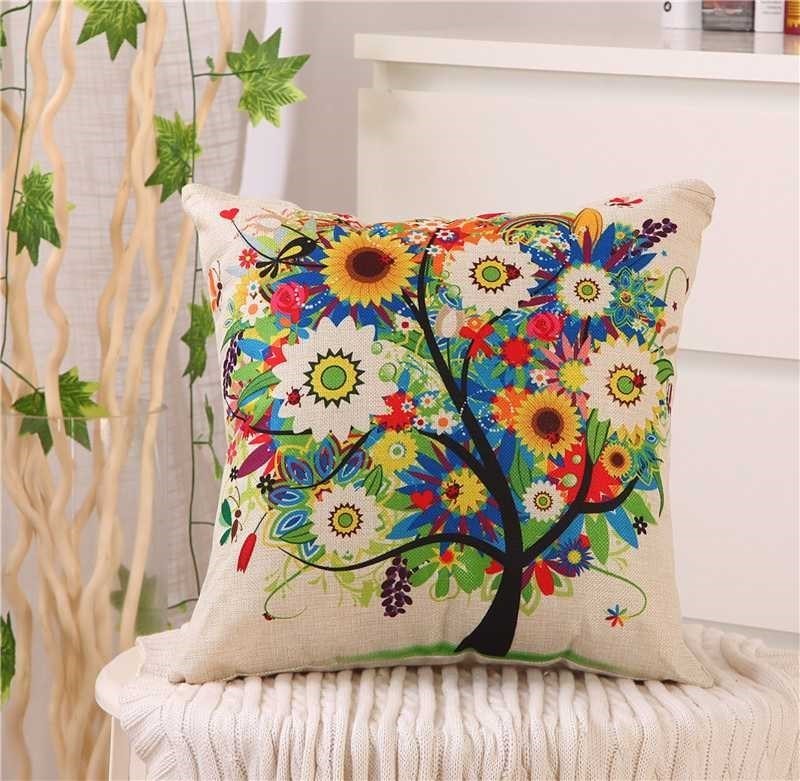 四季抱枕仿亚麻靠垫家用沙发靠背正方形靠枕套不含芯50X50cm60X60|msdalam kategori rumah Fabrik, bantal/bantal - dari Buy2taobao.com untuk memberikan perkhidmatan ejen Taobao profesional membeli